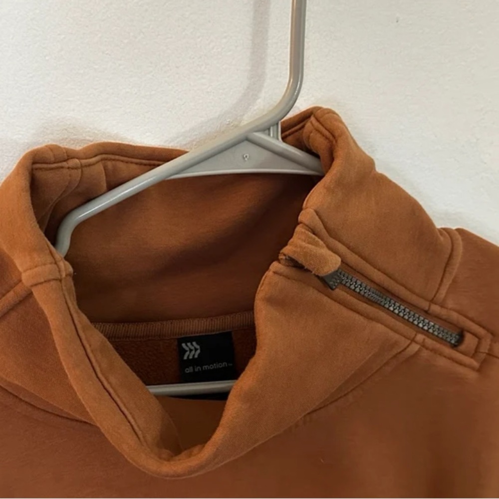 All in Motion Rust High-Neck Pullover - Picture 4 of 9